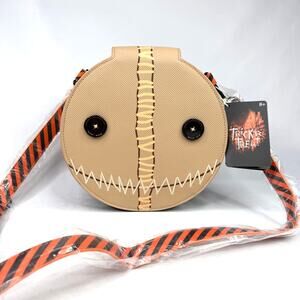 NWT Loungefly Trick 'R Treat Sam Round Crossbody Bag